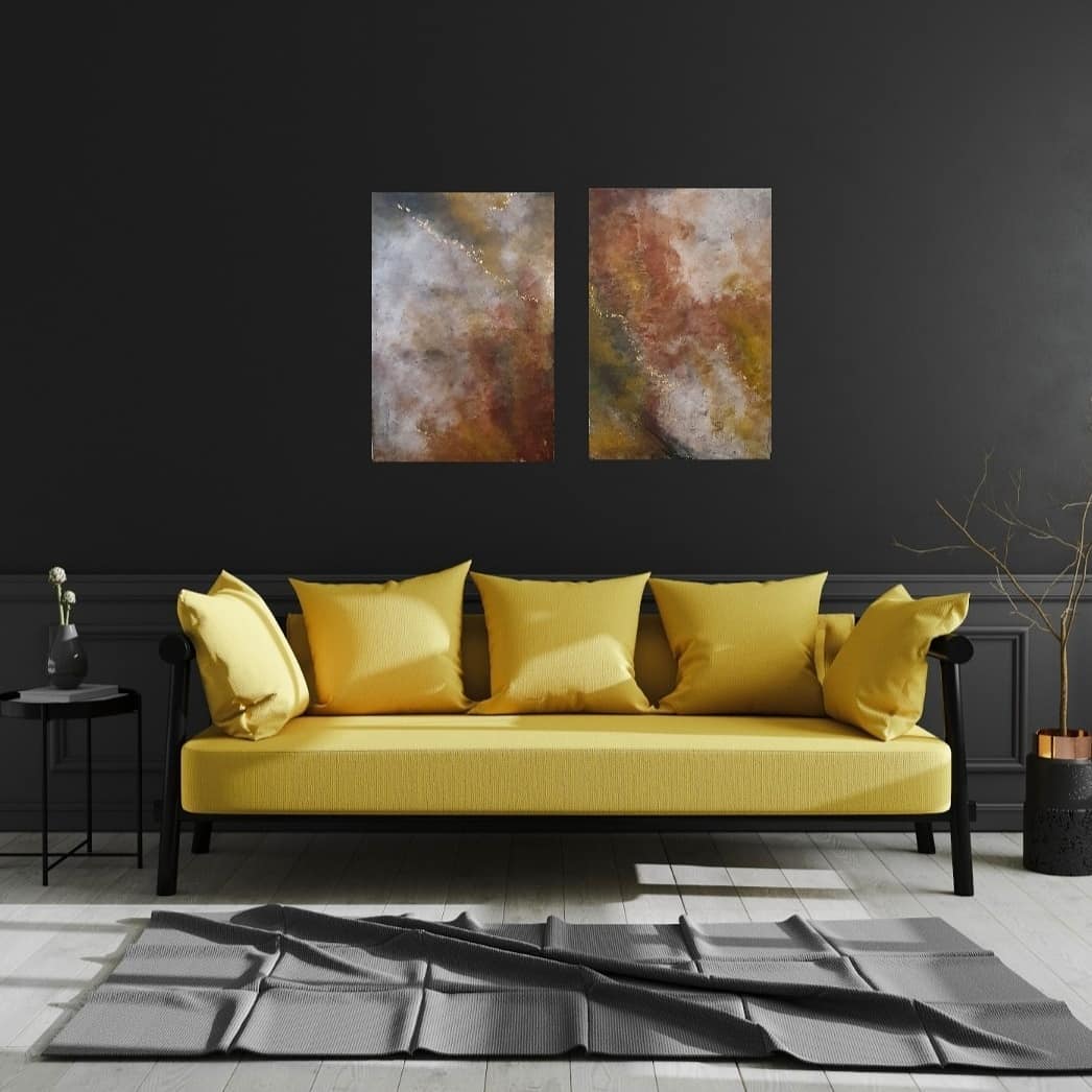 50cm x 70cm x2